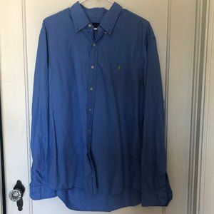 Ralph Lauren XL Slim Fit Button-Down: Blue